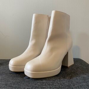 White Platform Boots